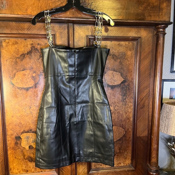 NWT Rokh- Metal Chain Mini Dress- Size 36/ US 2-4 - Picture 8 of 14